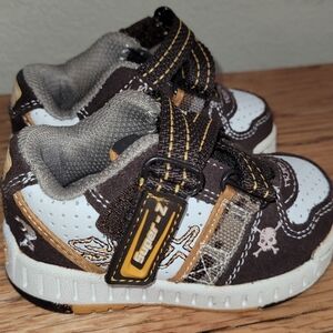 SKECHERS NOLLIES GYRATE BOYS SNEAKERS SKATEBOARDING SHOES SZ 3